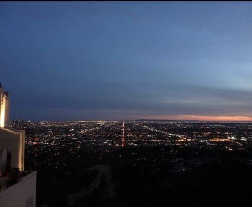 グリフィス天文台　行き方　バス　夜景